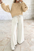 Polka Dot Patchwork Long Sleeve Pant Set