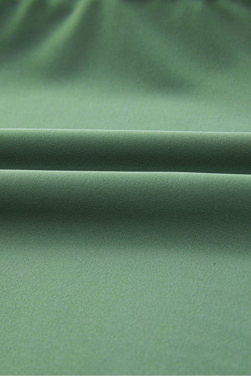 Empire Waist Ruched Side Tie Tankini Set