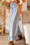 Lace Trim Full Length Regular Fit Jeans