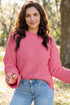 Drop Shoulder Long Sleeve Regular Fit Knit Sweater