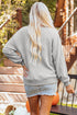 Sequin Western Ghost Print Long Sleeve Round Neck Sweatshirt