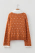 Peter Pan Collar Long Sleeve Knitwear Cardigan