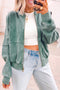 Pure Cotton Zip Open Front Jacket Style Sweatshirt