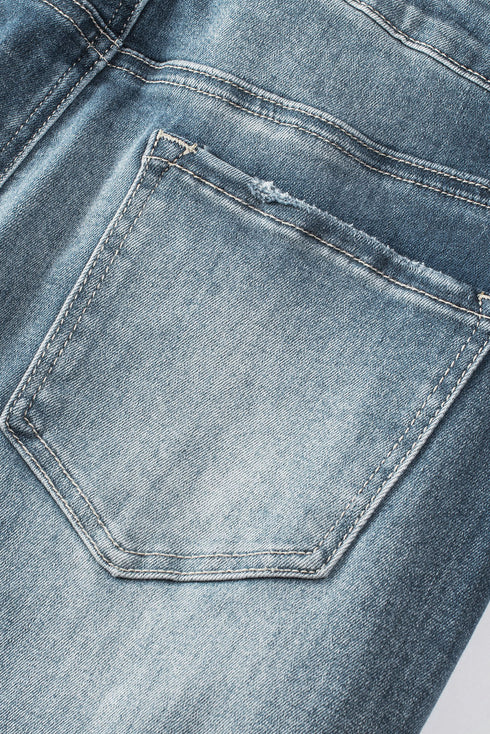 Distressed Denim Ripped Southern Belle Skinny Jeans