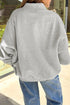 Leopard Print Pumpkin Graphic Mock Neck Sweatshirt