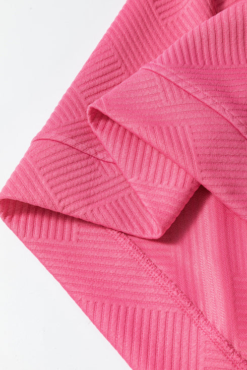 Ultra Loose Textured Slouchy Matching Pant Set