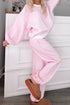 Plaid Long Sleeve Two Piece Pant Set