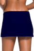 Wide Waistband Smooth Stretch Mini Swim Skirt