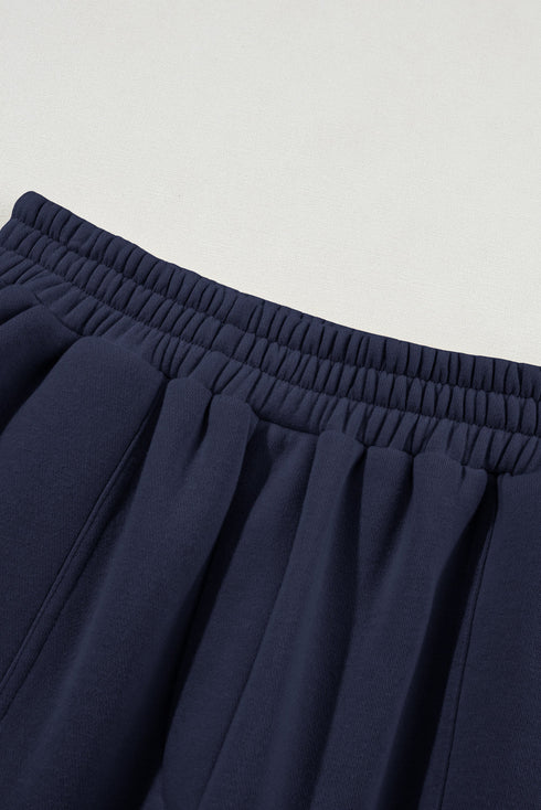 Heavyweight Fleece Hoodie And Seamed Jogger Set