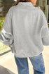 Polyester Glitter Letter Mock Neck Graphic Sweatshirt