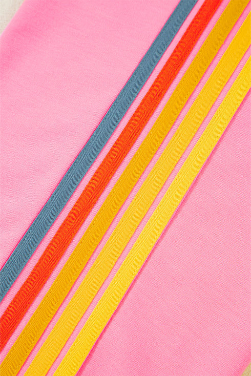 Casual Comfort Applique Detail High Waist Sweatpants