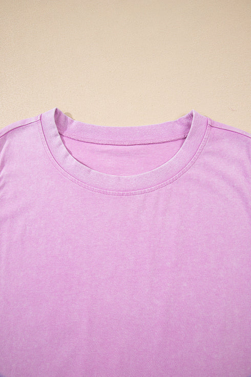 Mineral Wash Tank Top Split Skirt Two Piece Dress