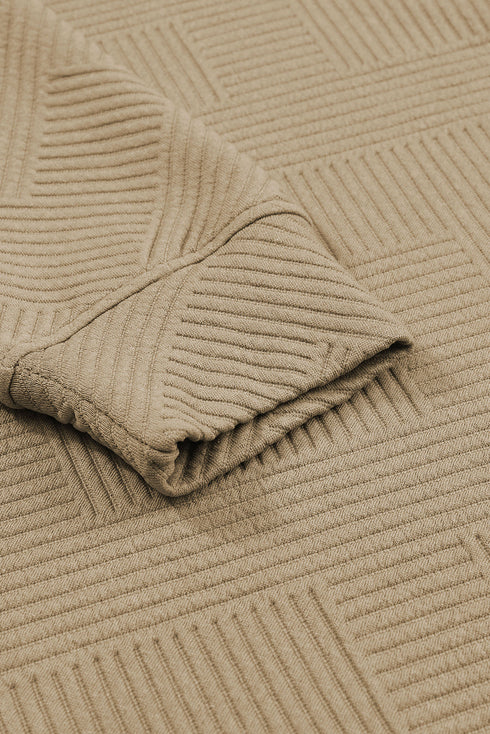 Ultra Loose Textured Slouchy Matching Pant Set