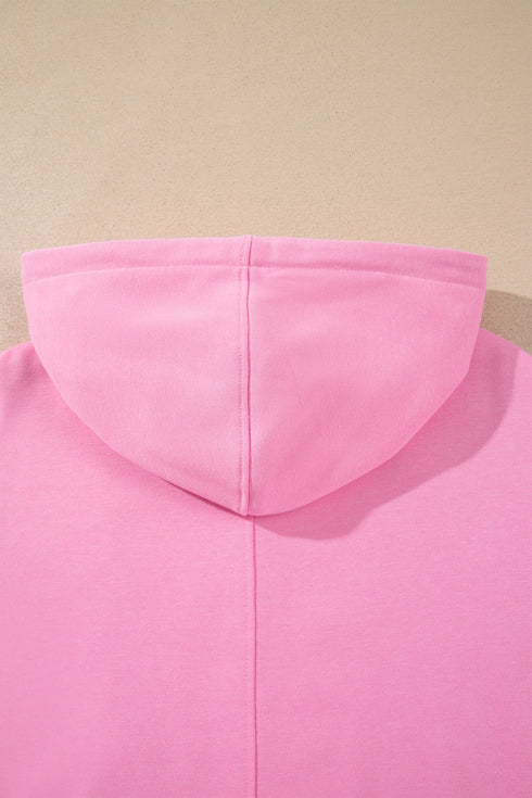 Zip Up One Piece Long Sleeve Hoodie
