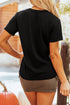 Ghost Applique Dimensional Textile Art Graphic Tee