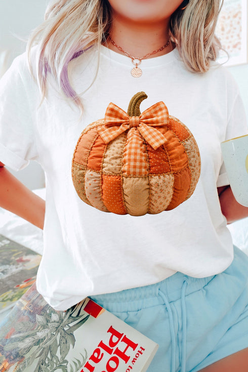 Pumpkin Patch Harvest Print Farmhouse Graphic Tee