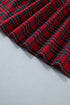 Plaid Long Sleeve Decorated Shift Silhouette Mini Dress