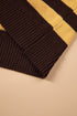 Acrylic Striped Pattern Drop Shoulder Pullover Sweater