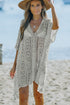 Bohemian Openwork Tassel Hem Swim Cover Up