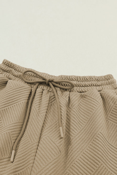 Ultra Loose Textured Slouchy Matching Pant Set