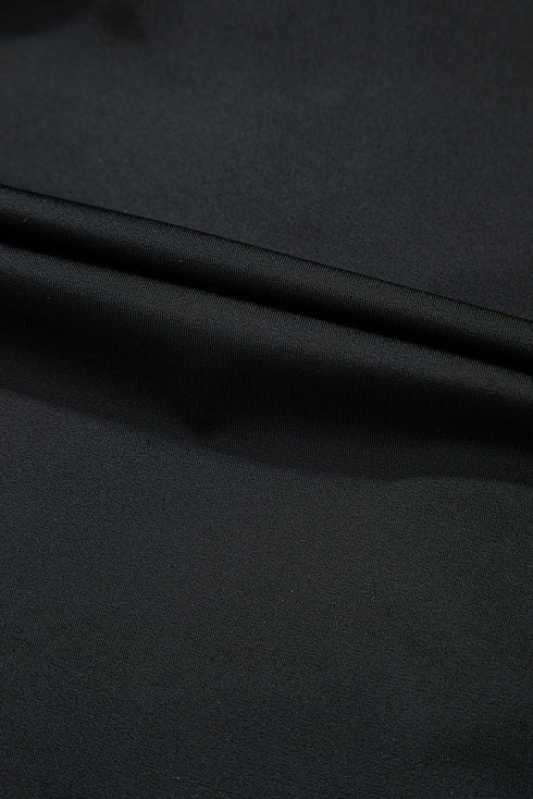 Scalloped Hem Drawstring Waist Pull On Shorts