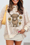 Pure Polyester Western Print Camo Command Sweatshirt