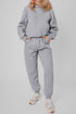 Heavyweight Fleece Hoodie And Seamed Jogger Set