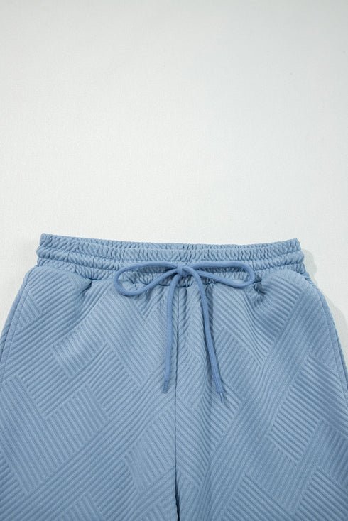 Ultra Loose Textured Slouchy Matching Pant Set