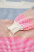 Round Neck Drop Shoulder Long Sleeve Pullover Sweater