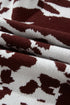 Cow Pattern Western Long Sleeve Round Neck Pullover Sweater