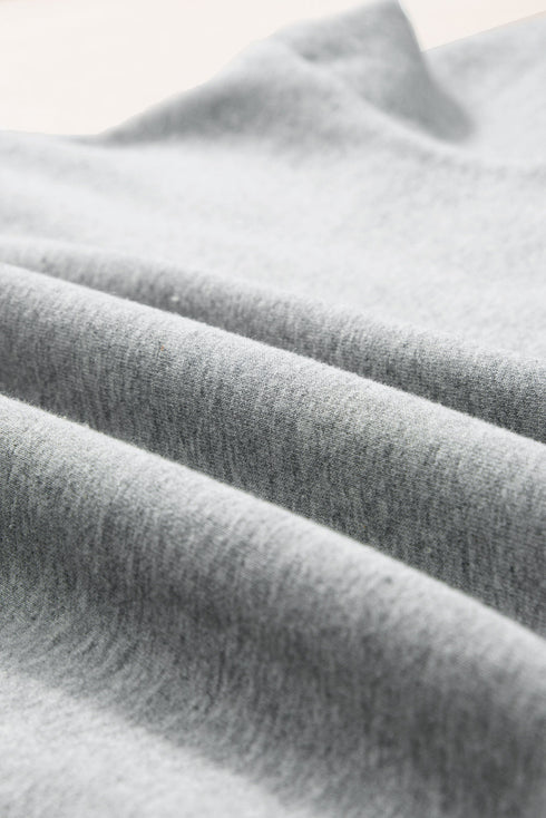 Double Stripe Crew Neck Relaxed Two Piece Set