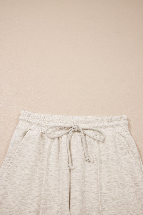 Solid Active Polo Tee Casual Matching Pant Set