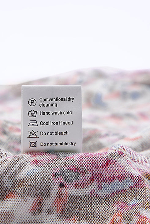 Exclusive Floral Print Stretch Knit Mini Dress