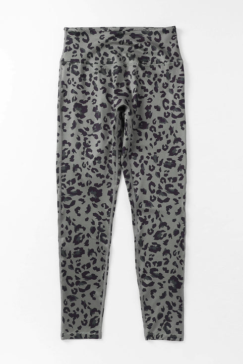 Classic All Over Leopard Print Active Leggings