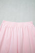 Striped Trim Mock Neck Pullover Drawstring Pants Outfit Pant Set