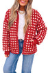 Plaid Pattern Zip Up Long Sleeve Jacket