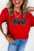 Polka Dot Letter Print Graphic T Shirt