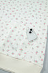 Floral Print Ribbed Trim Drawstring Hem Long Sleeve Hoodie