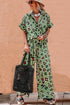 Exclusive Western Leopard Print Wide Leg Pant Sets
