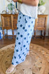 Polka Dot Elastic Waist Wide Leg Relaxed Pants