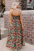 The Coastal Breeze Floral Maxi Dress
