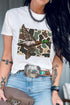 Camo Mallard Duck Western Short Sleeve Graphic Tee