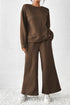 Ultra Loose Textured Slouchy Matching Pant Set