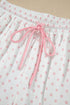 Polka Dot Patchwork Long Sleeve Pant Set