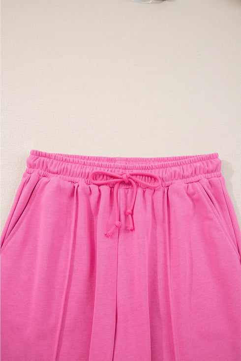 Active Collared Pullover And Central Seam Pant Set