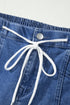 Sporty Denim Ankle Length Jeans Pocket Detail Jeans