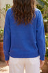 Polyester Polyamide Drop Shoulder Long Sleeve Sweater