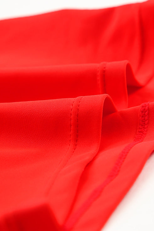 Snap Button Front Tank Style Swim Top