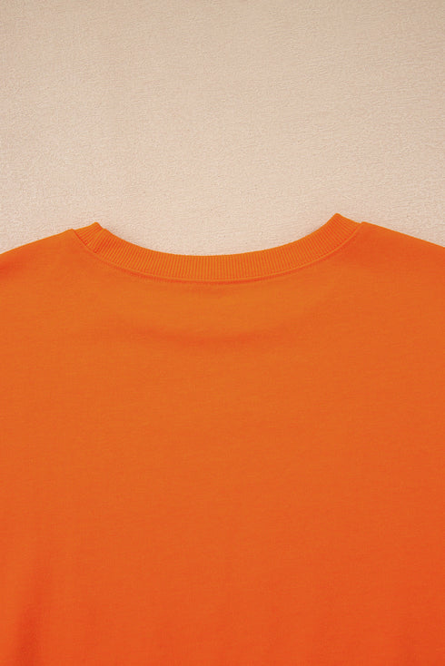 Varsity Stripe Contrast Trim Pullover Skort Two Piece Dress