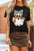 Polyester Cotton Ghost Graphic Transfer Printing Tee